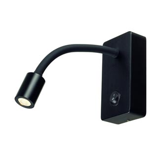 146700 PIPOFLEX Wandleuchte, schwarz, 4W, 3000K, Marbel 146700 PIPOFLEX Wandleuchte, schwarz, 4W, 3000K, Marbel