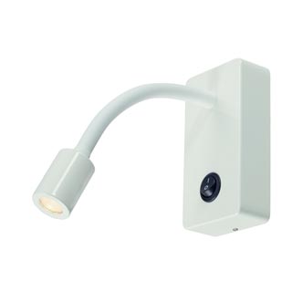 146701 PIPOFLEX Wandleuchte, mattweiss, 4W LED, 3000K, Marbel