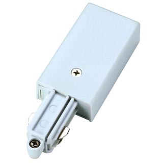 143041 1PHASE-TRACK, подвод питания 2, белый, Marbel