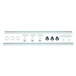 143191 1-Phasen Hochvolt-Set 3, weiss, 2x1m, inkl. 3xPURI und LED Leuchtmittel, Marbel