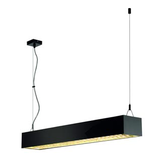 149160 ACRYLBOX T5 светильник подвесной c ЭПРА для 2-х ламп T5 39Вт, черный, Marbel