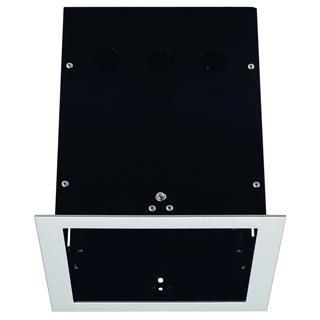 115104 AIXLIGHT® PRO, 1 FRAME корпус с рамкой для 1-го светильникa MODULE, серебристый / черный, Marbel