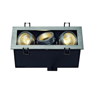 115536 KADUX 3 GU10 Downlight, eckig, alu brushed, max. 3x50W, Marbel 115536 KADUX 3 GU10 Downlight, eckig, alu brushed, max. 3x50W, Marbel