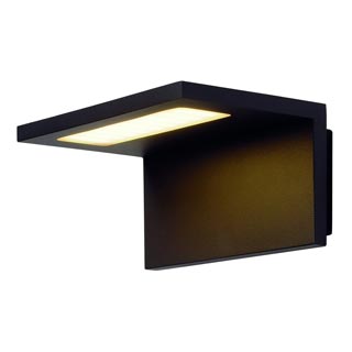 231355 ANGOLUX WALL Wandleuchte, anthrazit, 36 SMD LED, 3000K, Marbel