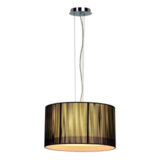 155300 LASSON PD-3 светильник подвесной для 3-х ламп E27 по 60Вт макс., никель/ черный, Marbel