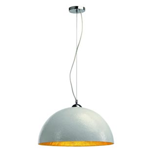 155531 FORCHINI PD-1 светильник подвесной для лампы E27 40Вт макс., белый/ хром/ золото, Marbel