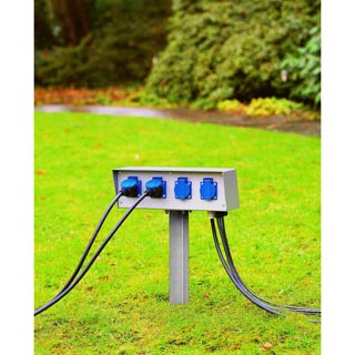 227000 ENERGY-PACK блок подключения на 4 розетки 230B/16A, IP54, Marbel