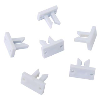 550630 SILICONE LED FLEXSTRIP, скоба крепления, 25 шт, белый, Marbel