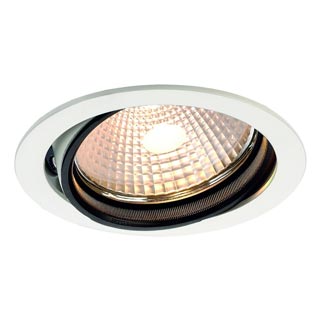 162151 BERET G12 светильник встраиваемый для лампы HQI-T/CDM-T G12 150Вт макс., белый, Marbel