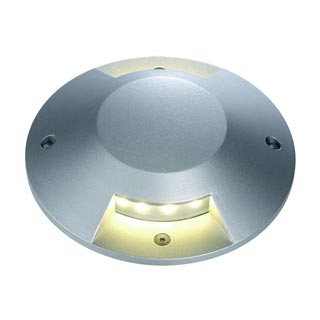 227372 BIG LED PLOT ROUND, плафон с 2-мя секторами, серебристый, Marbel 227372 BIG LED PLOT ROUND, плафон с 2-мя секторами, серебристый, Marbel