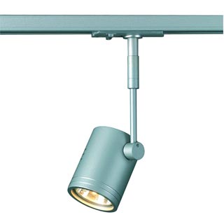 143442 1PHASE-TRACK, BIMA 1 светильник для лампы GU10 50Вт макс, серебристый, Marbel 143442 1PHASE-TRACK, BIMA 1 светильник для лампы GU10 50Вт макс, серебристый, Marbel