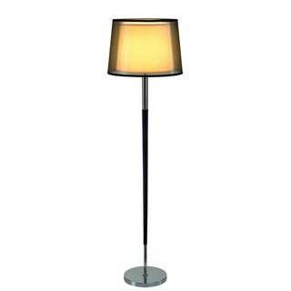 155652 BISHADE SL-1 светильник напольный для лампы E27 40Вт макс., черный/ белый/ хром, Marbel 155652 BISHADE SL-1 светильник напольный для лампы E27 40Вт макс., черный/ белый/ хром, Marbel