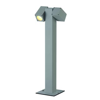 232564 CUBIC PATHLIGHT T светильник IP44 для 2-х ламп GU10 по 25Вт макс., серебристый, Marbel