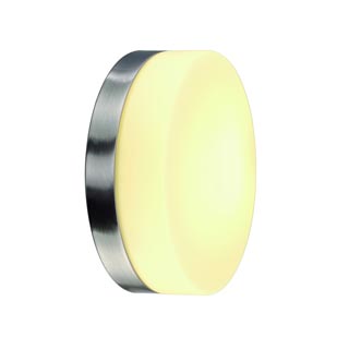 133700 D-TECT E27 светильник с датчиком движения для лампы E27 20Вт макс., серый металлик/ стекло белое, Marbel