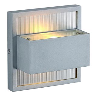 227262 DACU UP-DOWN LED светильник настенный IP44 с 2-мя белыми теплыми PowerLED по Вт, алюминий/ серебр., Marbel 227262 DACU UP-DOWN LED светильник настенный IP44 с 2-мя белыми теплыми PowerLED по Вт, алюминий/ серебр., Marbel