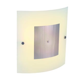 151635 DARIUS светильник накладной для 2-х ламп Е14 по 40Вт макс., сталь / стекло матовое, Marbel