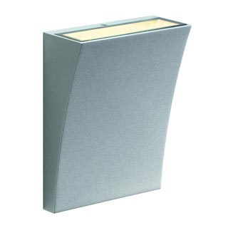 230794 DELWA WIDE светильник настенный IP44 с 2-мя PowerLED по 3,5Вт, серебристый/ LED белый теплый, Marbel 230794 DELWA WIDE светильник настенный IP44 с 2-мя PowerLED по 3,5Вт, серебристый/ LED белый теплый, Marbel