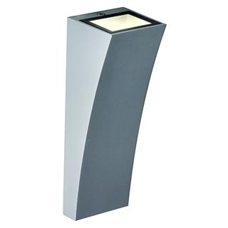 231911 DELWA светильник настенный IP44 с PowerLED 4Вт, 6000К, серебристый, Marbel