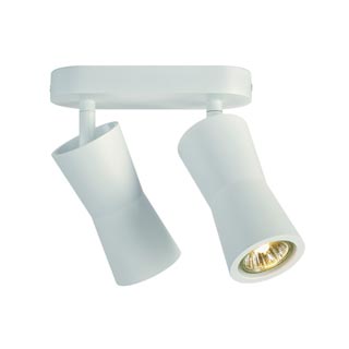 114561 DIABO SPOT 2 Deckenleuchte, weiss, 2xGU10, max.35W, Marbel