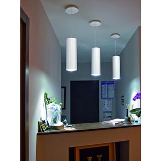 143981 1PHASE-TRACK, DIABO светильник подвесной для лампы GU10 50Вт макс., белый, Marbel