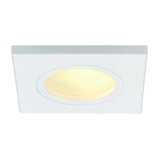 111121 FGL OUT SQUARE MR16 светильник встраиваемый IP65 для лампы MR16 35Вт макс., белый / стекло матовое, Marbel