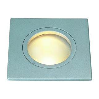 111128 FGL OUT SQUARE MR16 светильник встраиваемый IP65 для лампы MR16 35Вт макс., cеребр./ стекло матовое, Marbel