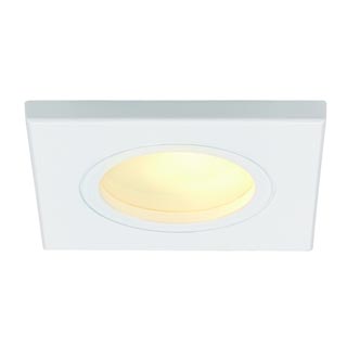 111141 FGL OUT SQUARE GU10 светильник встраиваемый IP65 для лампы GU10 35Вт макс., белый / стекло матовое, Marbel