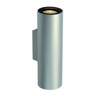 151804 ENOLA_B UP-DOWN светильник настенный для 2-х ламп GU10 по 50Вт макс., серебристый/ черный, Marbel