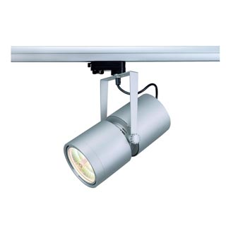 153414 3Ph, EURO SPOT G12 светильник с ЭмПРА для лампы HQI-T/CDM-T G12 70Вт, 60°, серебристый, Marbel