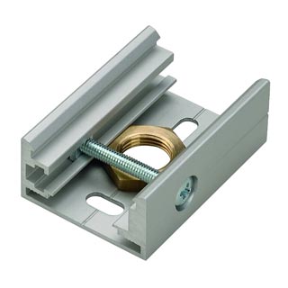 145734 EUTRAC®, крепление стойки/подвеса, серебристый, Marbel 145734 EUTRAC®, крепление стойки/подвеса, серебристый, Marbel