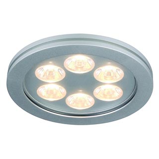 111992 EYEDOWN LED 6х1W светильник встраиваемый IP44 с 6-ю PowerLED по 1Вт, 3000K, 400lm, алюминий, Marbel 111992 EYEDOWN LED 6х1W светильник встраиваемый IP44 с 6-ю PowerLED по 1Вт, 3000K, 400lm, алюминий, Marbel