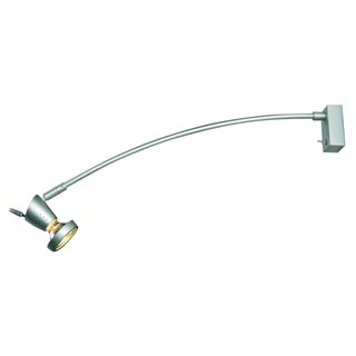 146482 FILI светильник настенный с выключателем для лампы GU10 или ES111 или PAR20 75Вт макс., серебристый, Marbel 146482 FILI светильник настенный с выключателем для лампы GU10 или ES111 или PAR20 75Вт макс., серебристый, Marbel