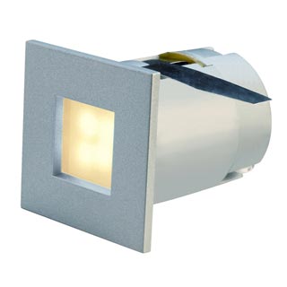 112712 MINI FRAME LED светильник встраиваемый со 4-мя белыми теплыми LED общ. мощностью 0.3Вт, серебристый, Marbel 112712 MINI FRAME LED светильник встраиваемый со 4-мя белыми теплыми LED общ. мощностью 0.3Вт, серебристый, Marbel