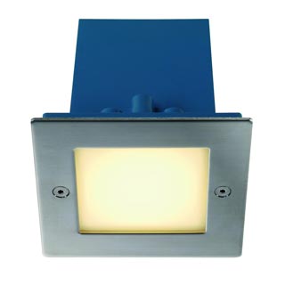 230132 FRAME OUTDOOR 16 LED recessed, square, stainless steel, warmwhite, Marbel 230132 FRAME OUTDOOR 16 LED recessed, square, stainless steel, warmwhite, Marbel