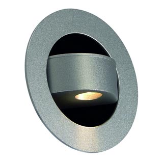 146382 GILALED светильник встраиваемый с белым теплым PowerLED 3Вт и синим LED 0.06Вт, алюминий, Marbel