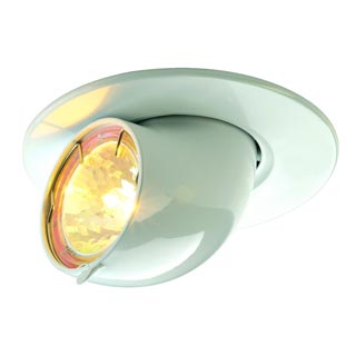 112151 GIMBLE ROUND MR16 светильник встраиваемый для лампы MR16 50Вт макс., белый, Marbel