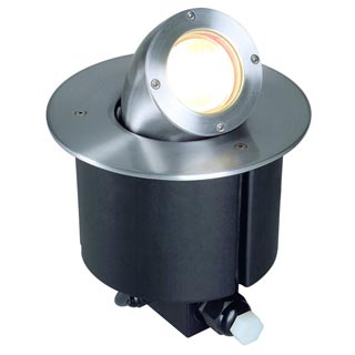 228360 GIMBLE OUT 90 светильник встраиваемый IP67 для лампы MR16 35Вт макс., матированный алюминий, Marbel