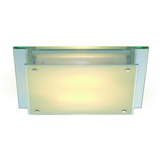 155190 GLASSA SQUARE TC-DE светильник накладной c ЭПРА для 2-x ламп TC-DE G24q-3 по 26Вт, стекло матовое, Marbel 155190 GLASSA SQUARE TC-DE светильник накладной c ЭПРА для 2-x ламп TC-DE G24q-3 по 26Вт, стекло матовое, Marbel