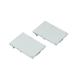 213481 GLENOS ALU-PROFIL наконечник, 2 штуки, белый, Marbel