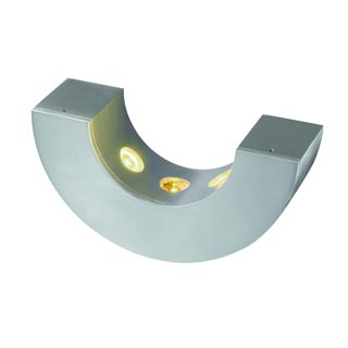 149412 HALF PIPE светильник настенный с 3-мя PowerLED по 1Вт, алюминий / LED белый теплый, Marbel 149412 HALF PIPE светильник настенный с 3-мя PowerLED по 1Вт, алюминий / LED белый теплый, Marbel