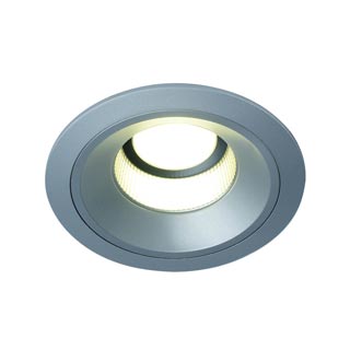160554 LEDDISK HORN DL светильник встраиваемый с Fortimo LED Disk Module 15.2Вт, 4000К, 850lm, серебристый, Marbel