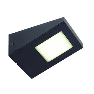 231315 IPERI WL светильник настенный IP44 с 48-ю SMD LED 4Вт, 4000K, антрацит, Marbel
