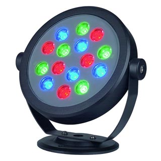229453 KETO RGB LED ROUND 350mA светильник IP65 с 15-ю RGB PowerLED по 1Вт, черный, Marbel 229453 KETO RGB LED ROUND 350mA светильник IP65 с 15-ю RGB PowerLED по 1Вт, черный, Marbel