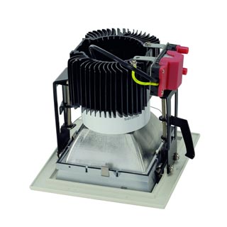 162431 LED DOWNLIGHT PRO S светильник встраиваемый с Fortimo LED Disk 15.2Вт, 4000К, 850lm, белый, Marbel