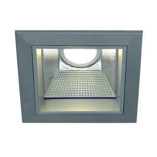 162434 LED DOWNLIGHT PRO S светильник встраиваемый с Fortimo LED Disk 15.2Вт, 4000К, 850lm, серебрисый, Marbel