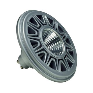 551452 LED ES111 Leuchtmittel, 3000K, silbergrau, 15W COB LED, 38°, Marbel