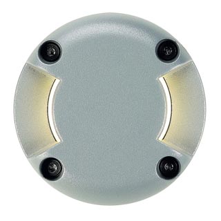 227382 LED PLOT ROUND, плафон с 2-мя секторами, серебристый, Marbel