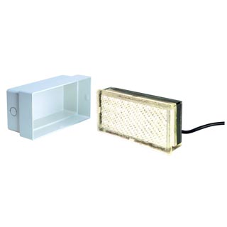 227332 LED TILE 20 светильник встраиваемый IP67 (с 228730) c 36-ю белыми теплыми LED, 3.5Вт, серебристый, Marbel