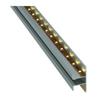 213352 LED WALLPROFILE UP/DOWN профиль настенный, 2 метра, алюминий, Marbel
