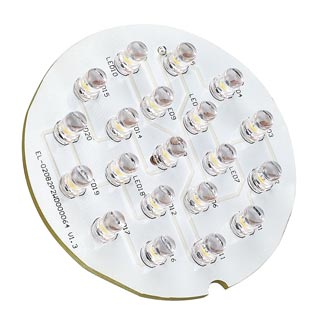 227532 LED PLATE источник света из 20 светодиодов, 1.4Вт, 12В, 20°, 30lm, белый теплый, Marbel